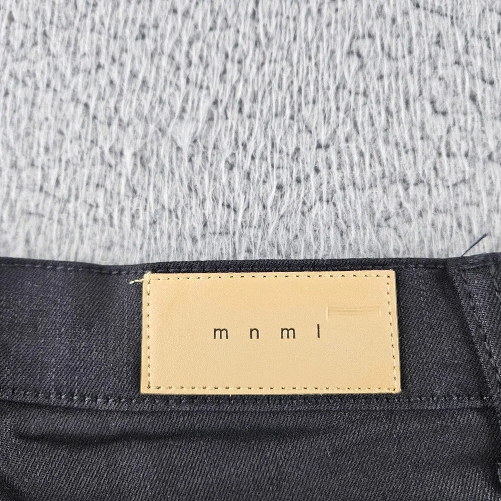 Mnml Jeans Mens 30‎ Black X186 Stretch Moto Denim Streetwear Grunge Punk Rock